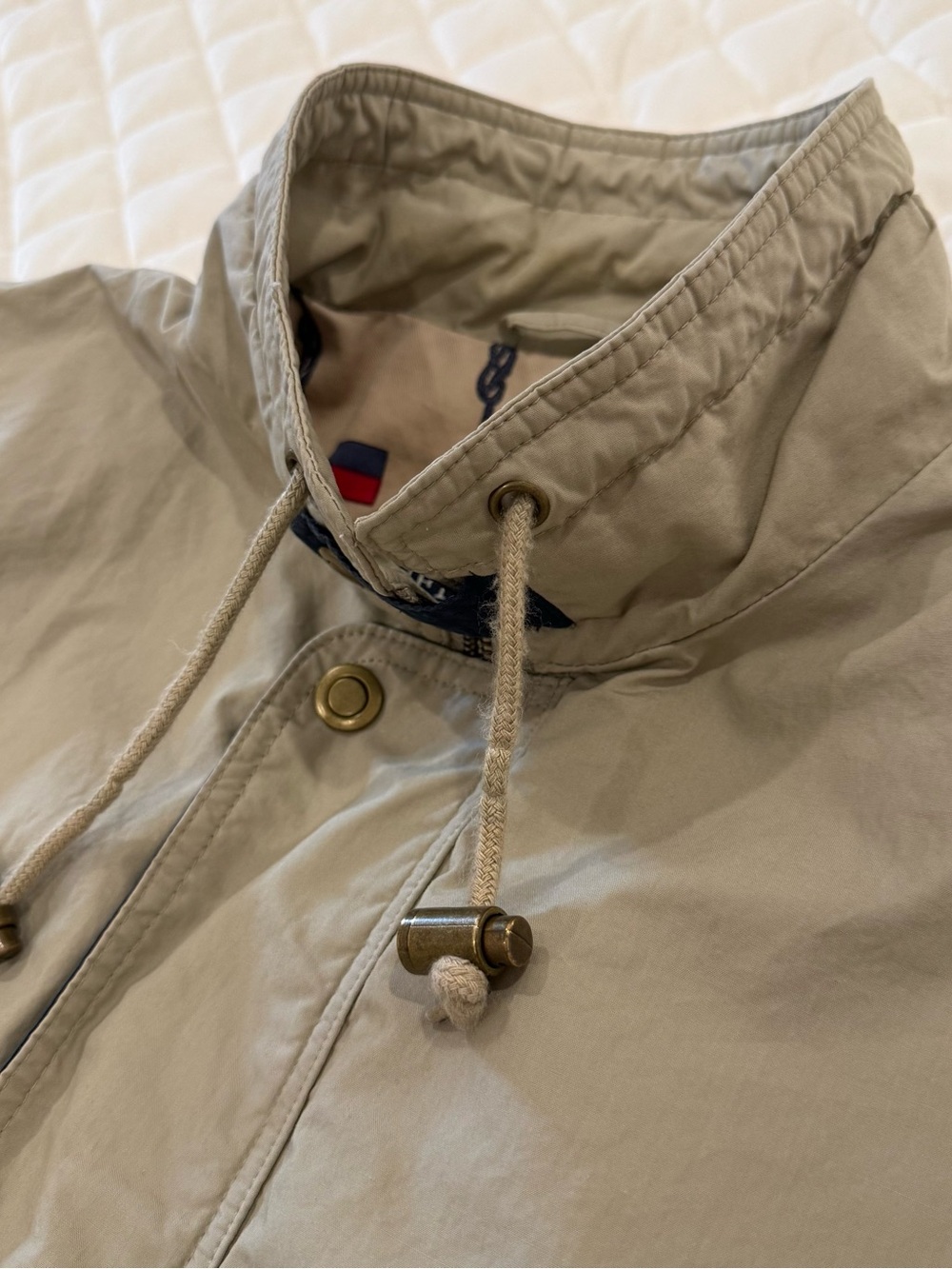 Field Gear Vintage Nautical Lined Field Jacket Tan Men's Size XL Tall